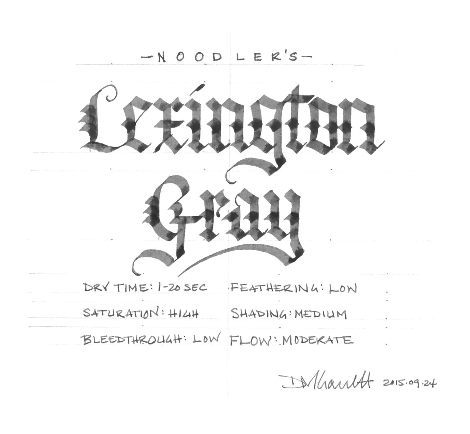 Noodler&#x27;s Lexington Gray