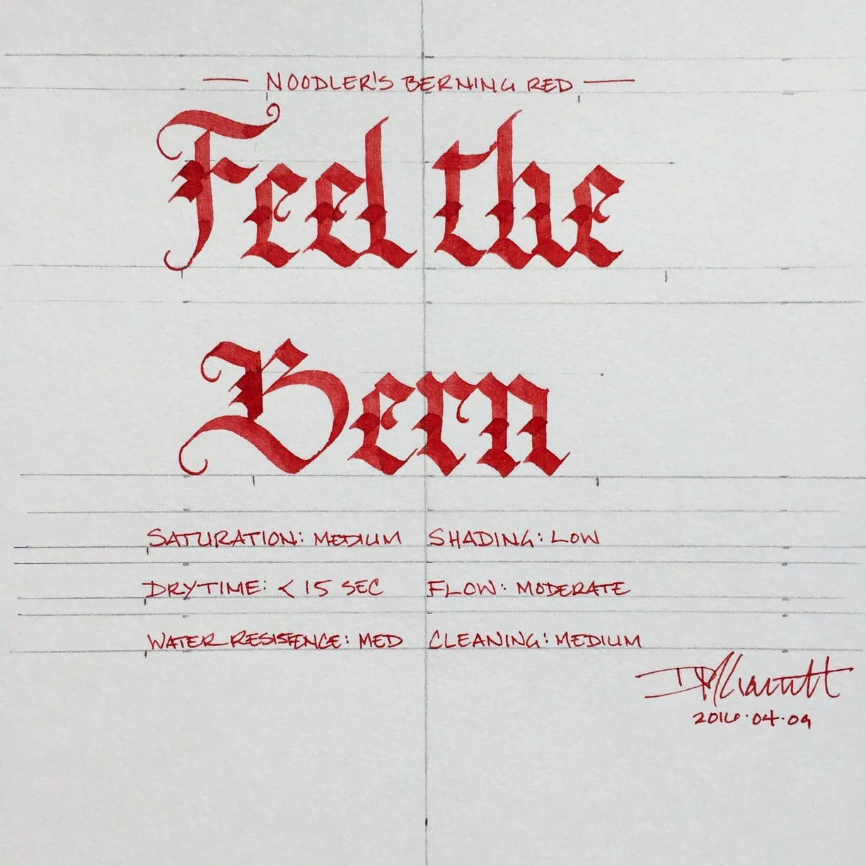 Noodler&#x27;s Berning Red