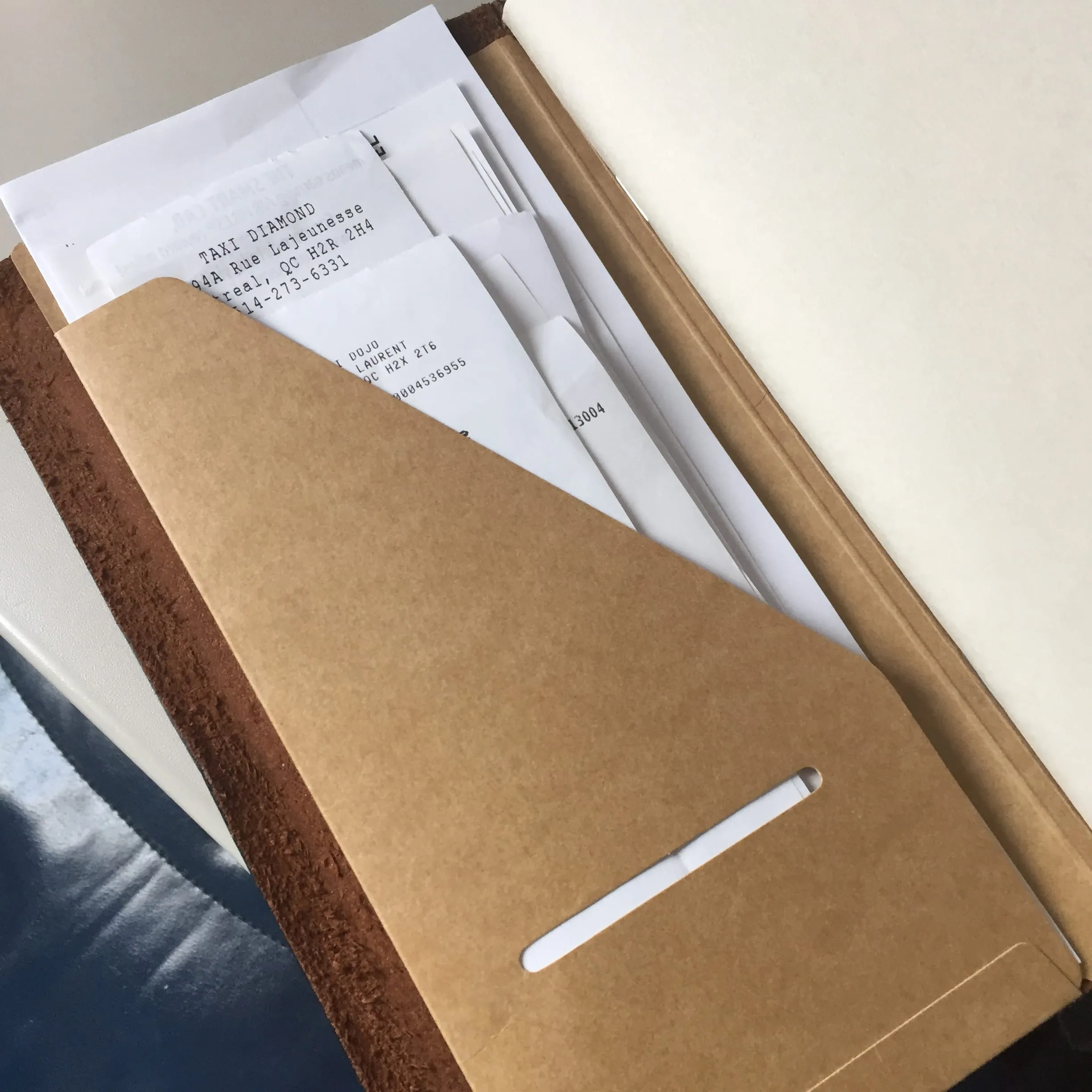 The inside front pocket